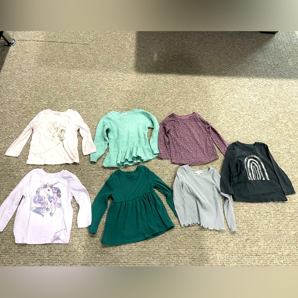 Toddler Girls Long Sleeve Tops, Cat & Jack, Size 3T - Picture 1 of 3
